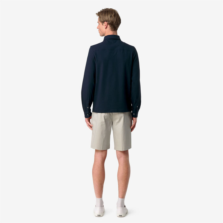 TIMOTHEE COTTON - SHIRTS - CLASSIC - Man - BLUE DEPTH 5