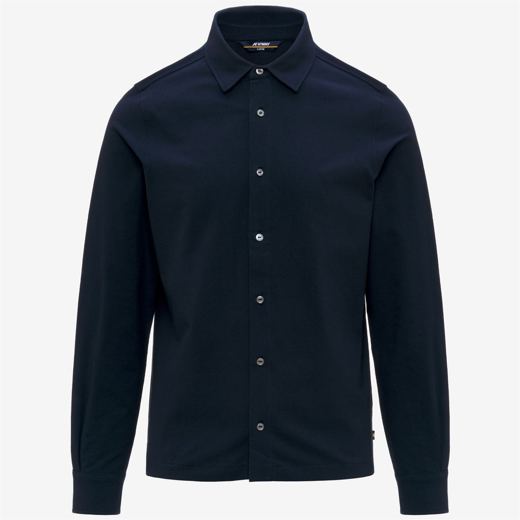Shirts_Man_TIMOTHEE COTTON_Classic_Blue Depth - Commercial 1