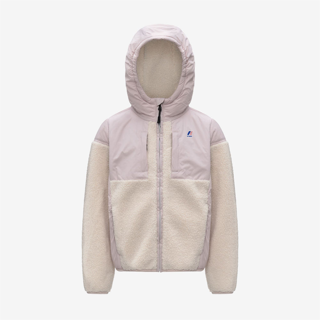 Fleece_KID UNISEX_P. SAMSON 4.0 ORSETTO_Hoodie Full Zip_Rose Hushed--Ecru - Commercial 1