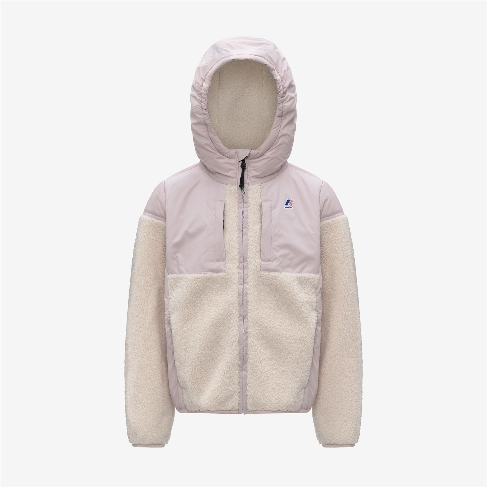 Fleece_KID UNISEX_P. SAMSON 4.0 ORSETTO_Hoodie Full Zip_Rose Hushed--Ecru - Commercial 1