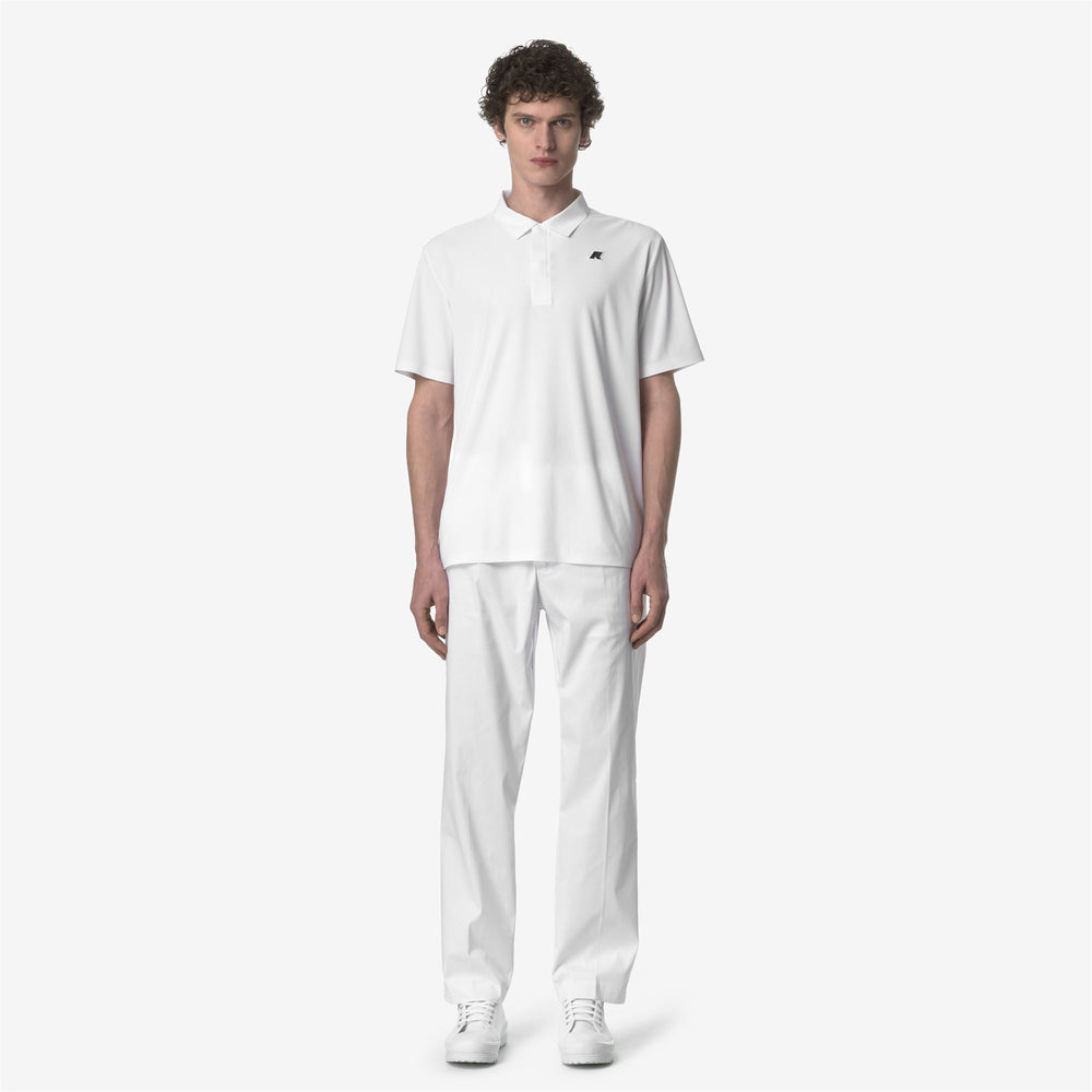 Grey White Men's Chino Golf Pants with Stretch Cotton Blend 02