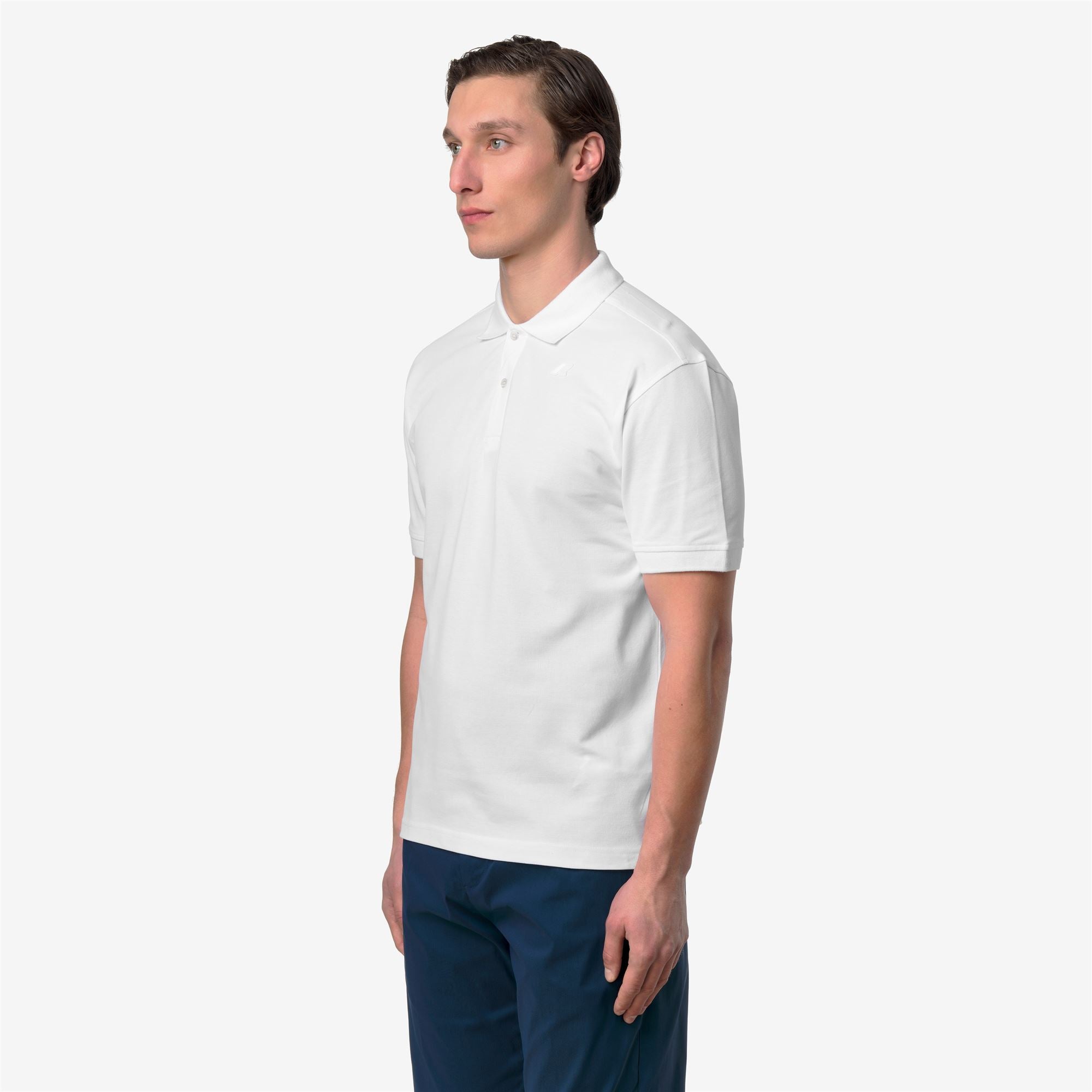 Polo Shirts_Man_SIMOR PIQUE_Polo_White - White - Commercial 5