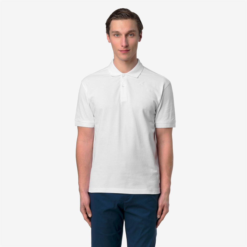 Polo Shirts_Man_SIMOR PIQUE_Polo_White - White - Commercial 4