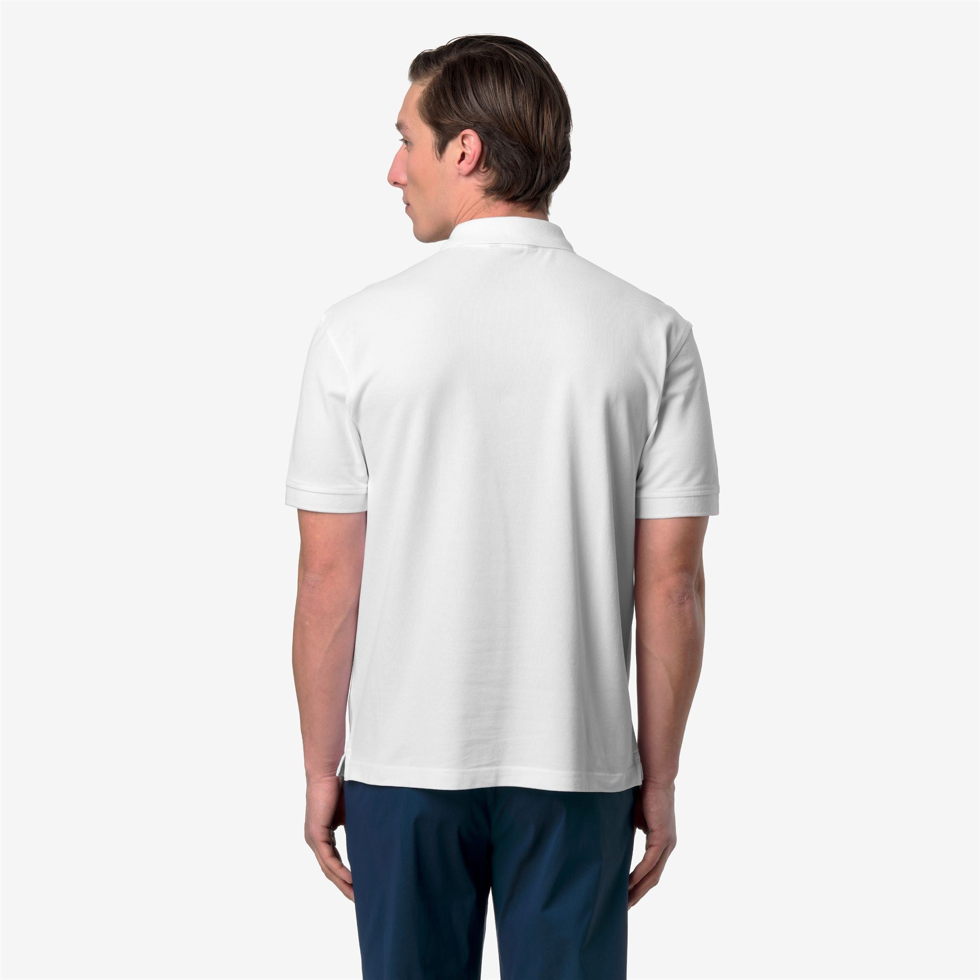 Polo Shirts_Man_SIMOR PIQUE_Polo_White - White - Commercial 6