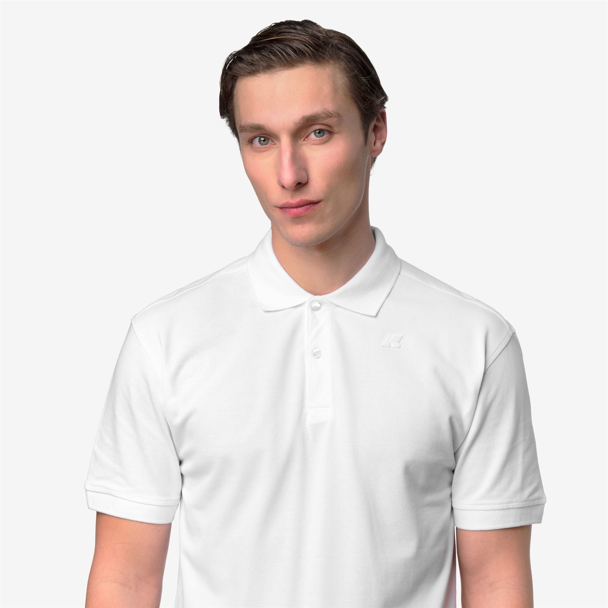 Polo Shirts_Man_SIMOR PIQUE_Polo_White - White - Commercial 7