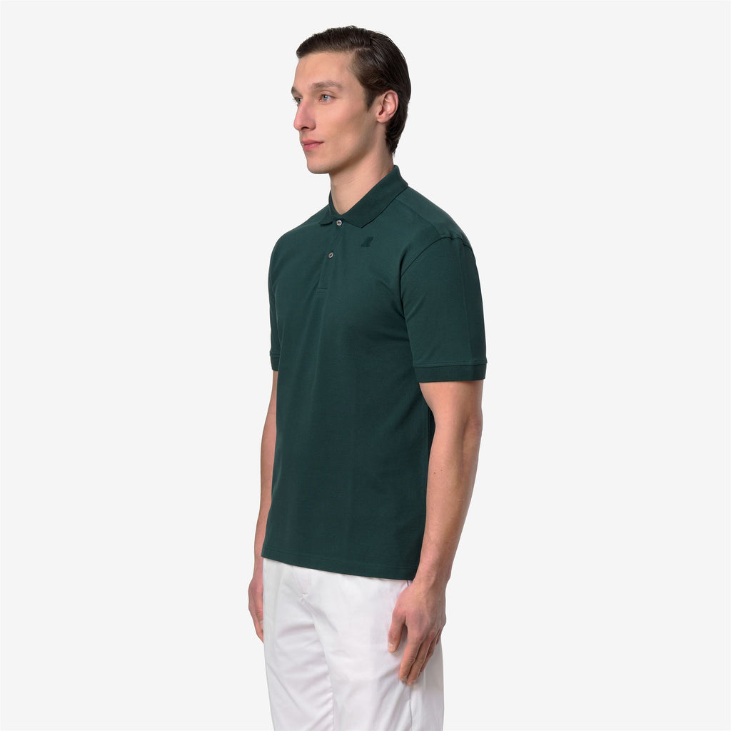 Polo Shirts_Man_SIMOR PIQUE_Polo_Green Dk Jungle - Commercial 5
