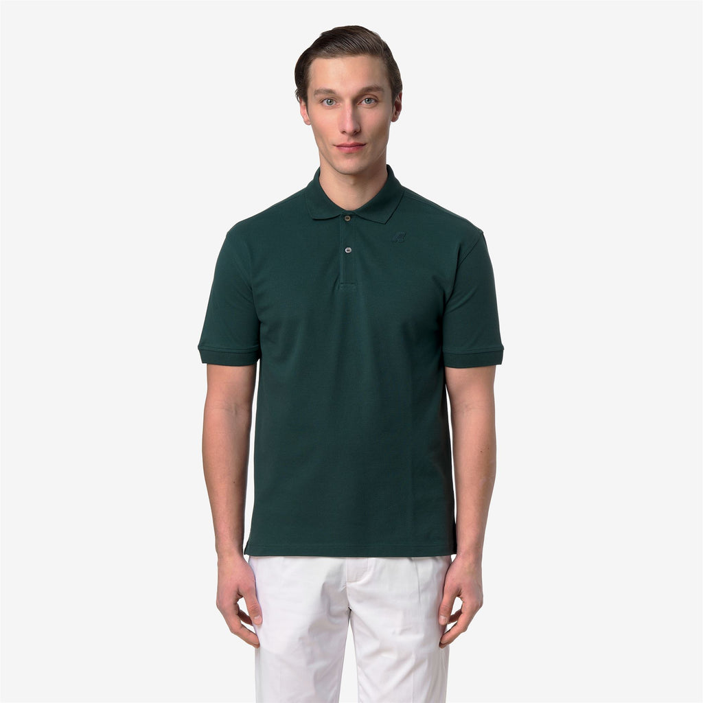 Polo Shirts_Man_SIMOR PIQUE_Polo_Green Dk Jungle - Commercial 4
