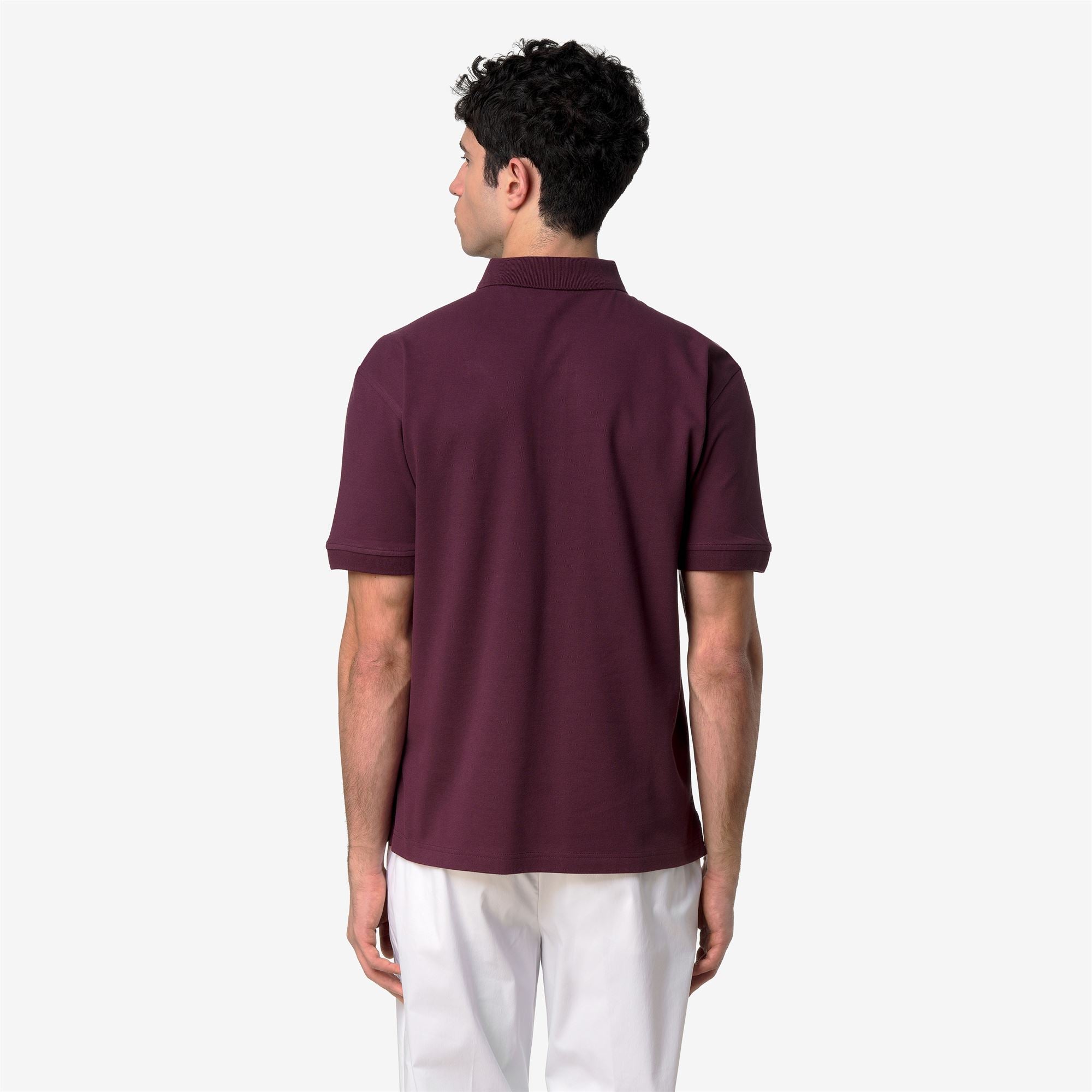 Polo Shirts_Man_SIMOR PIQUE_Polo_Violet Mauve Wine - Commercial 6