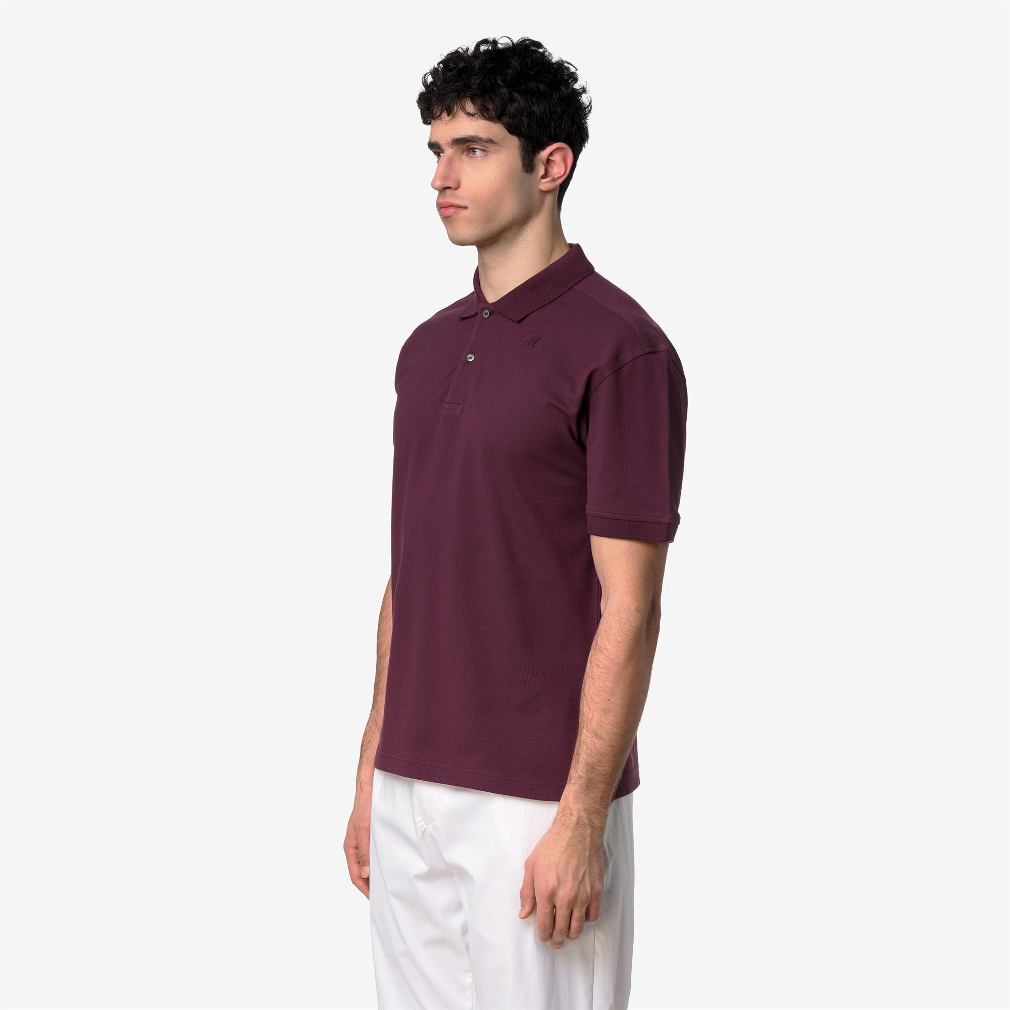 Polo Shirts_Man_SIMOR PIQUE_Polo_Violet Mauve Wine - Commercial 5