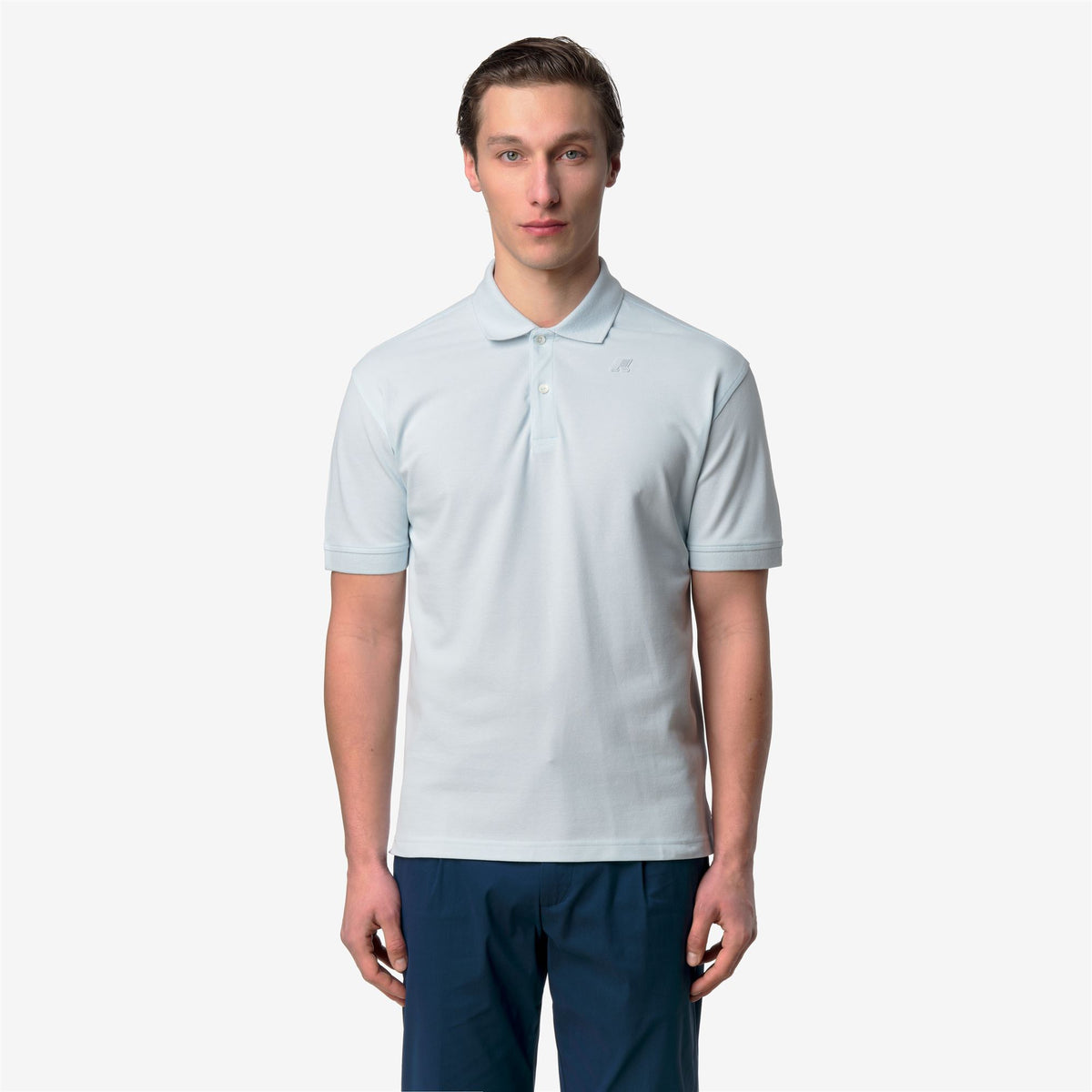 Polo Shirts_Man_SIMOR PIQUE_Polo_Blue Ballad - Commercial 4