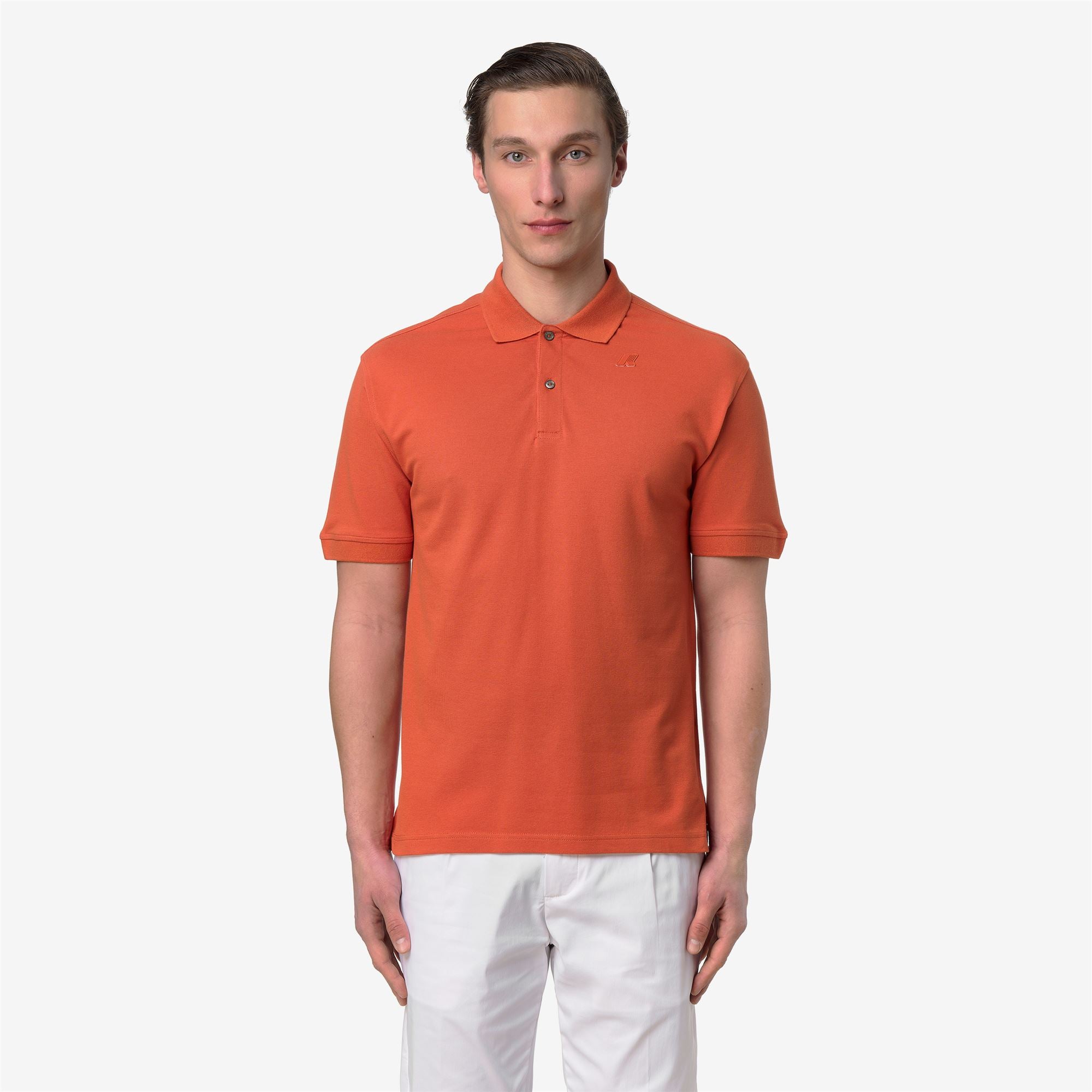 Polo Shirts_Man_SIMOR PIQUE_Polo_Orange Brownish - Commercial 4