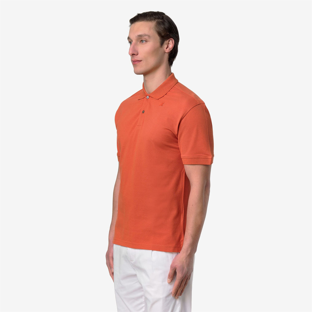 Polo Shirts_Man_SIMOR PIQUE_Polo_Orange Brownish - Commercial 5