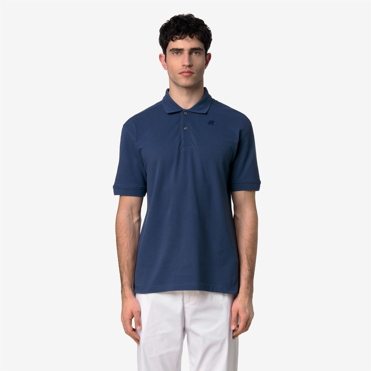 Polo Shirts_Man_SIMOR PIQUE_Polo_Blue Insignia - Commercial 4