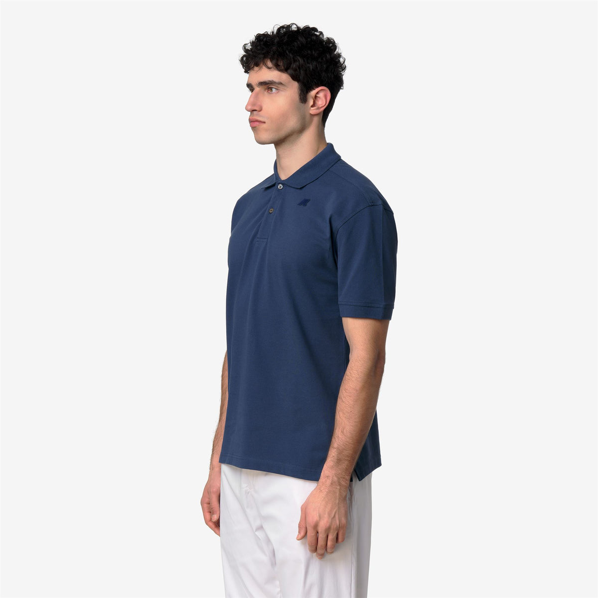 Polo Shirts_Man_SIMOR PIQUE_Polo_Blue Insignia - Commercial 5