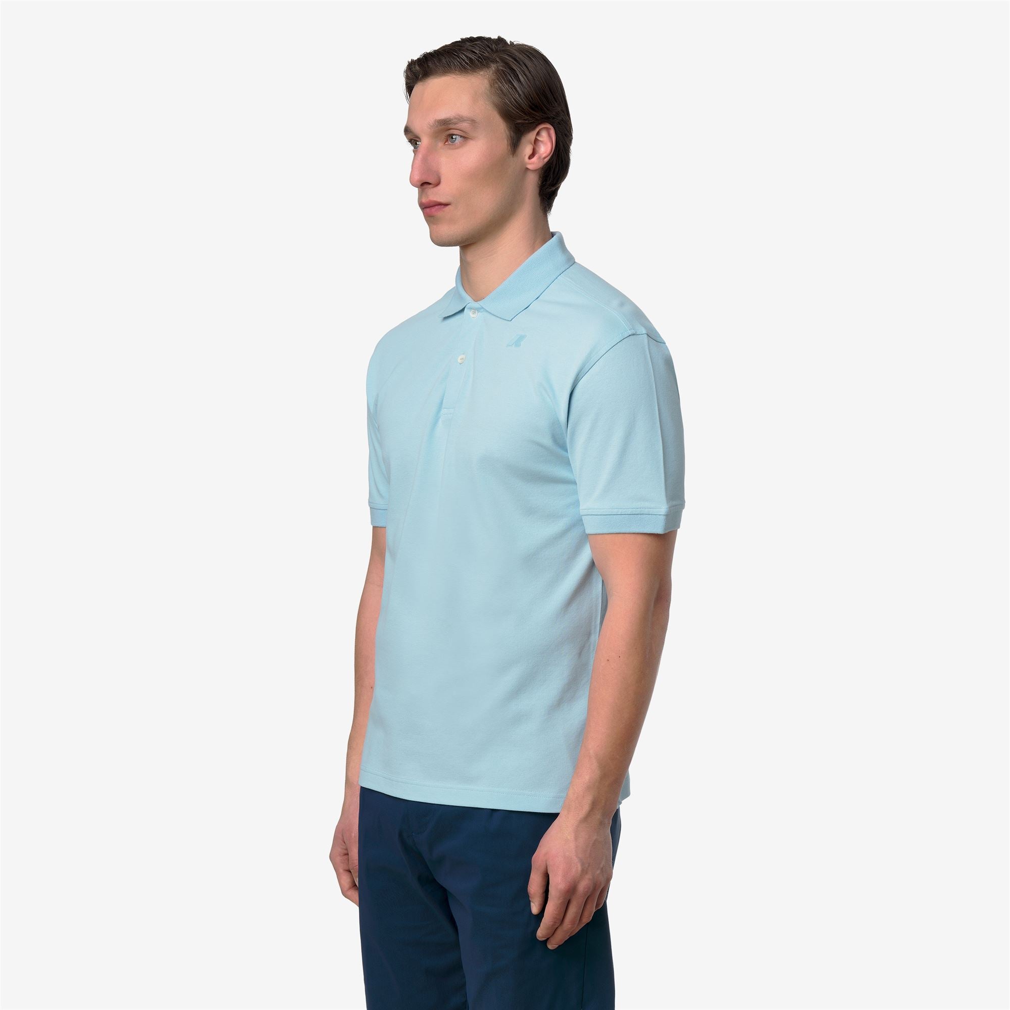 Polo Shirts_Man_SIMOR PIQUE_Polo_Blue Dream - Commercial 5