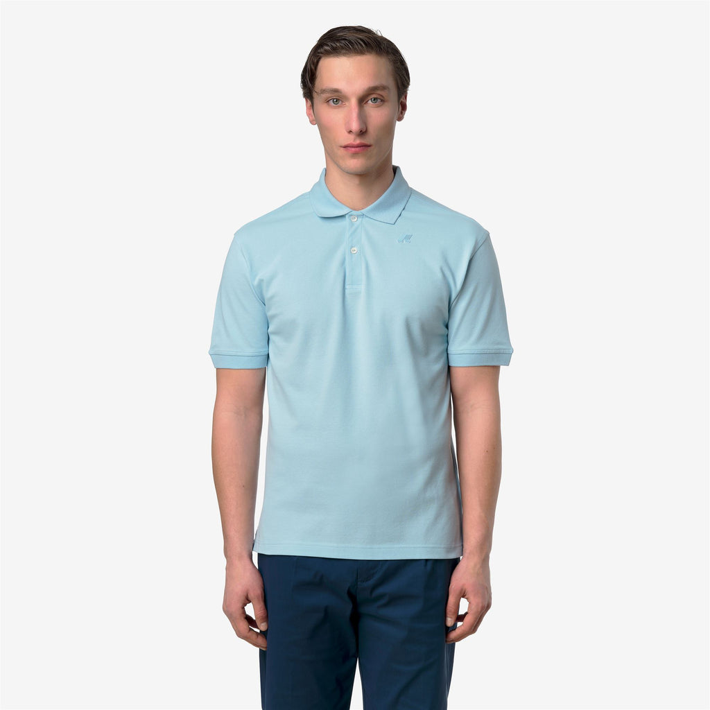 Polo Shirts_Man_SIMOR PIQUE_Polo_Blue Dream - Commercial 4