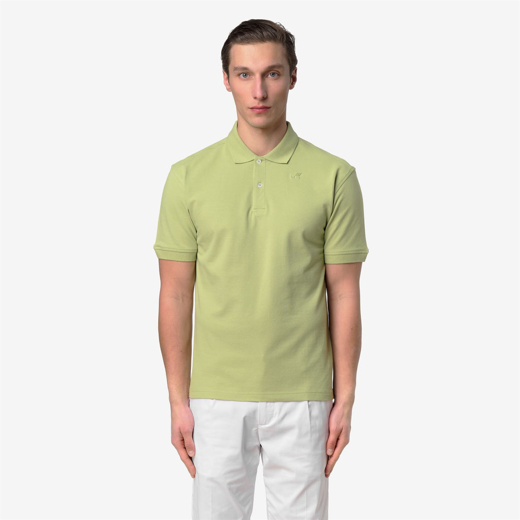 Polo Shirts_Man_SIMOR PIQUE_Polo_Green Dk Lime - Commercial 4