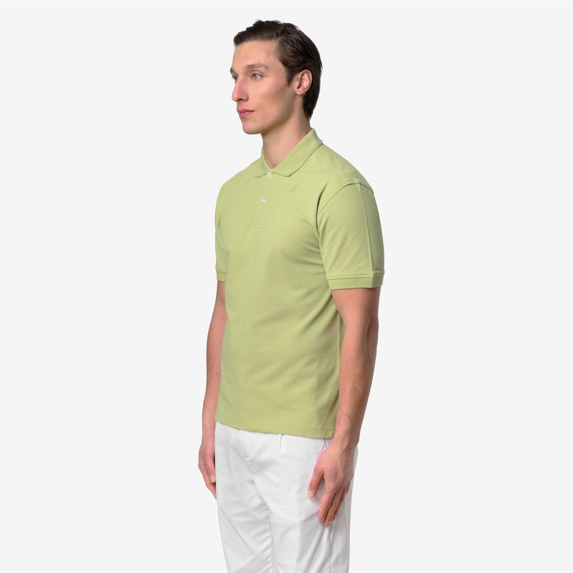 Polo Shirts_Man_SIMOR PIQUE_Polo_Green Dk Lime - Commercial 5