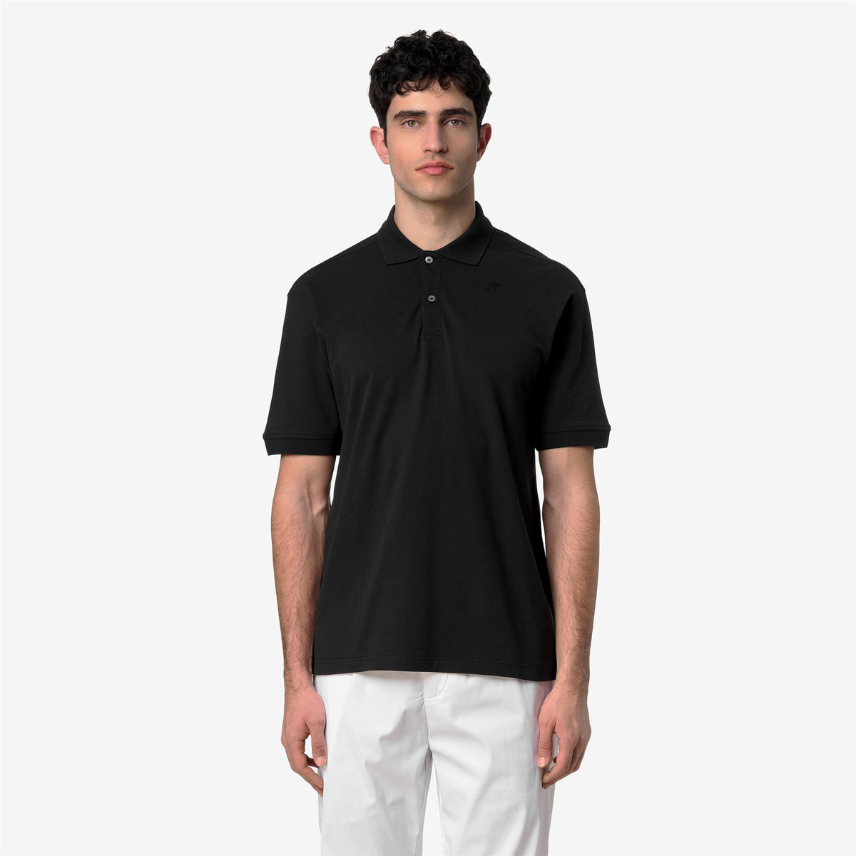Polo Shirts_Man_SIMOR PIQUE_Polo_Black Pure - Black Pure - Commercial 4