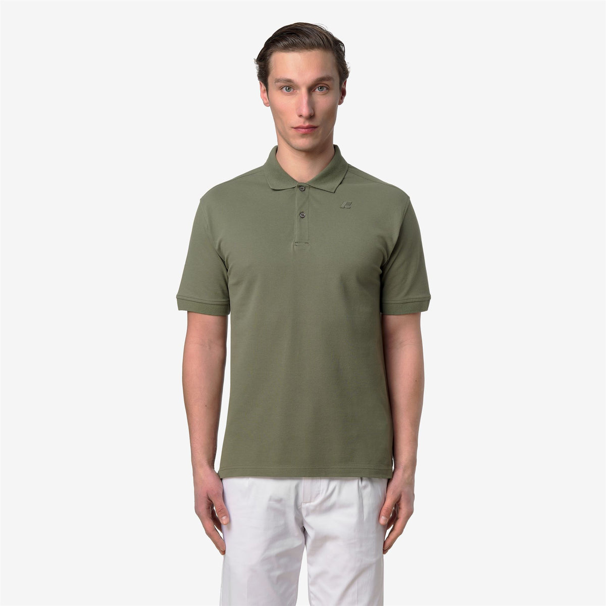 Polo Shirts_Man_SIMOR PIQUE_Polo_Green Lichen - Commercial 4