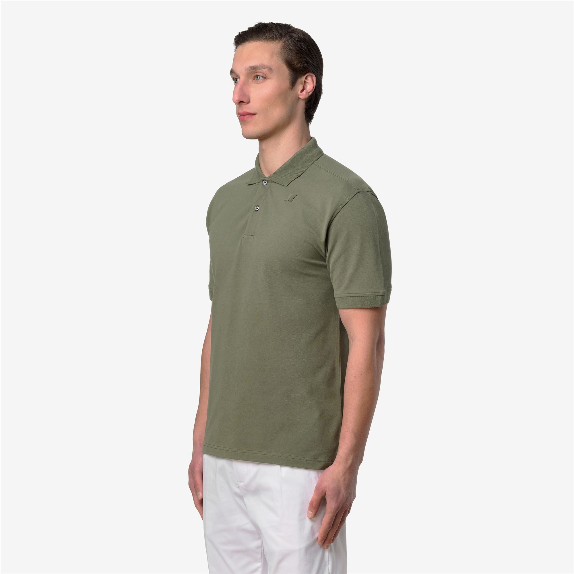 Polo Shirts_Man_SIMOR PIQUE_Polo_Green Lichen - Commercial 5