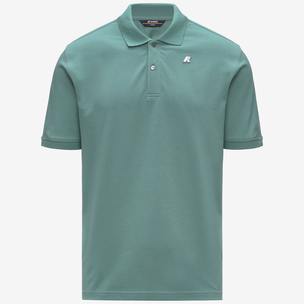 Polo Shirts_Man_SIMOR PIQUE_Polo_Green Mine - Commercial 1