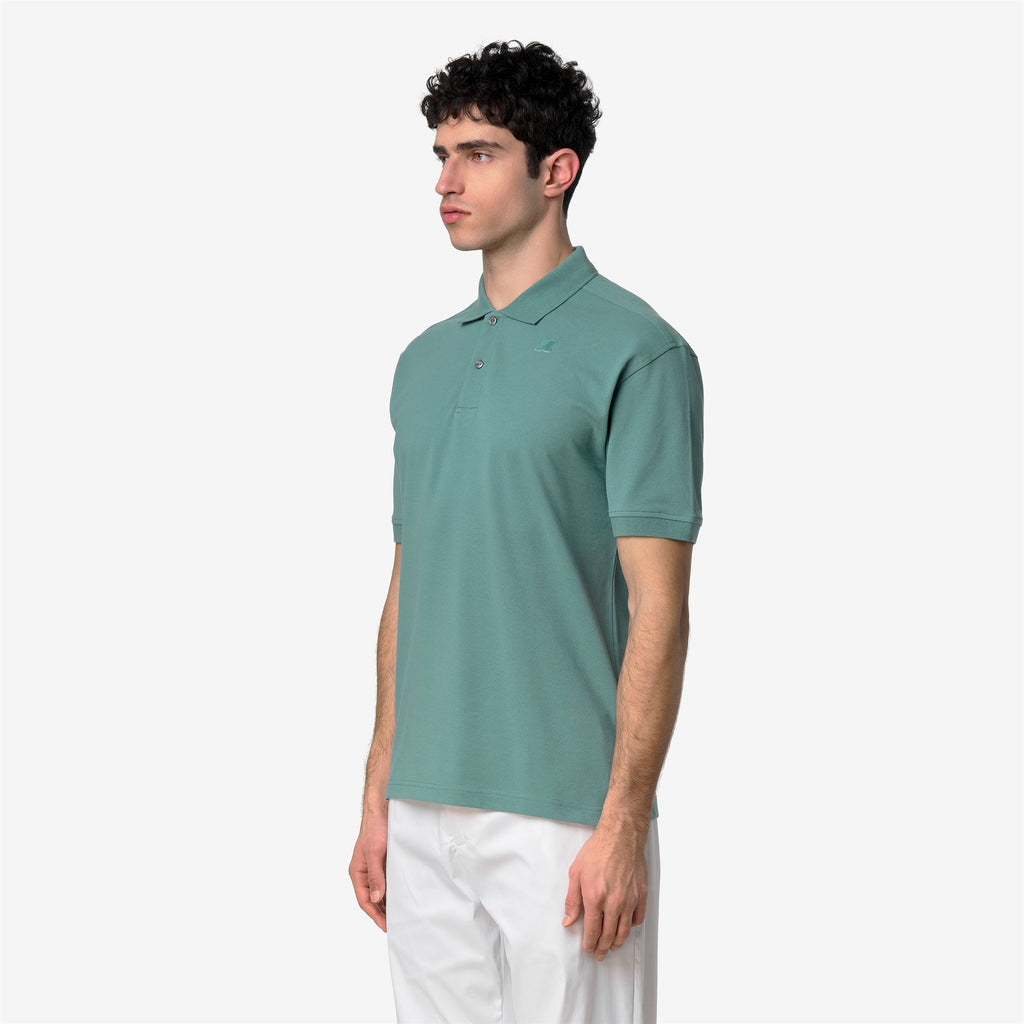 Polo Shirts_Man_SIMOR PIQUE_Polo_Green Mine - Commercial 5