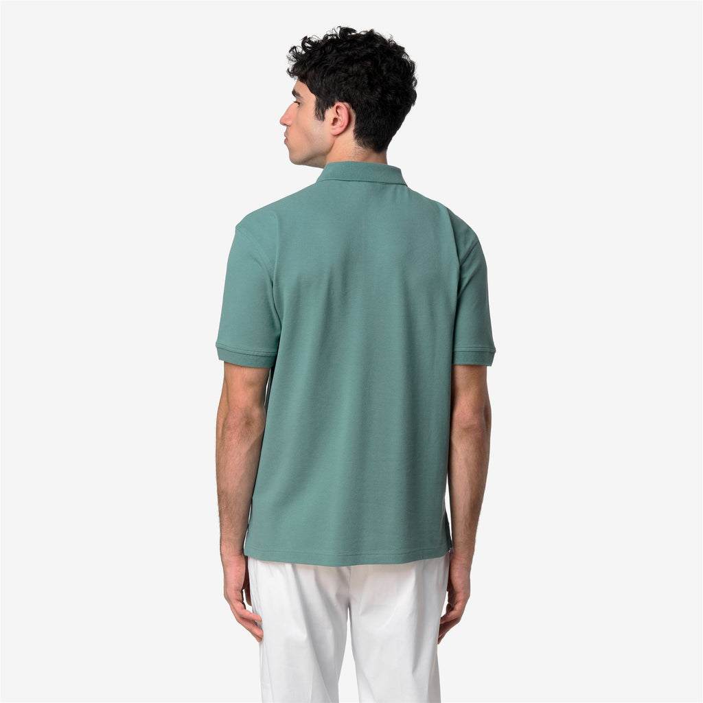 Polo Shirts_Man_SIMOR PIQUE_Polo_Green Mine - Commercial 6