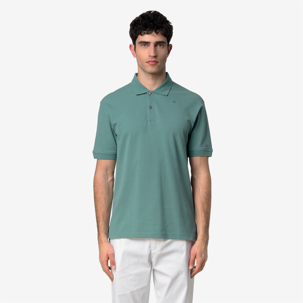 Polo Shirts_Man_SIMOR PIQUE_Polo_Green Mine - Commercial 4