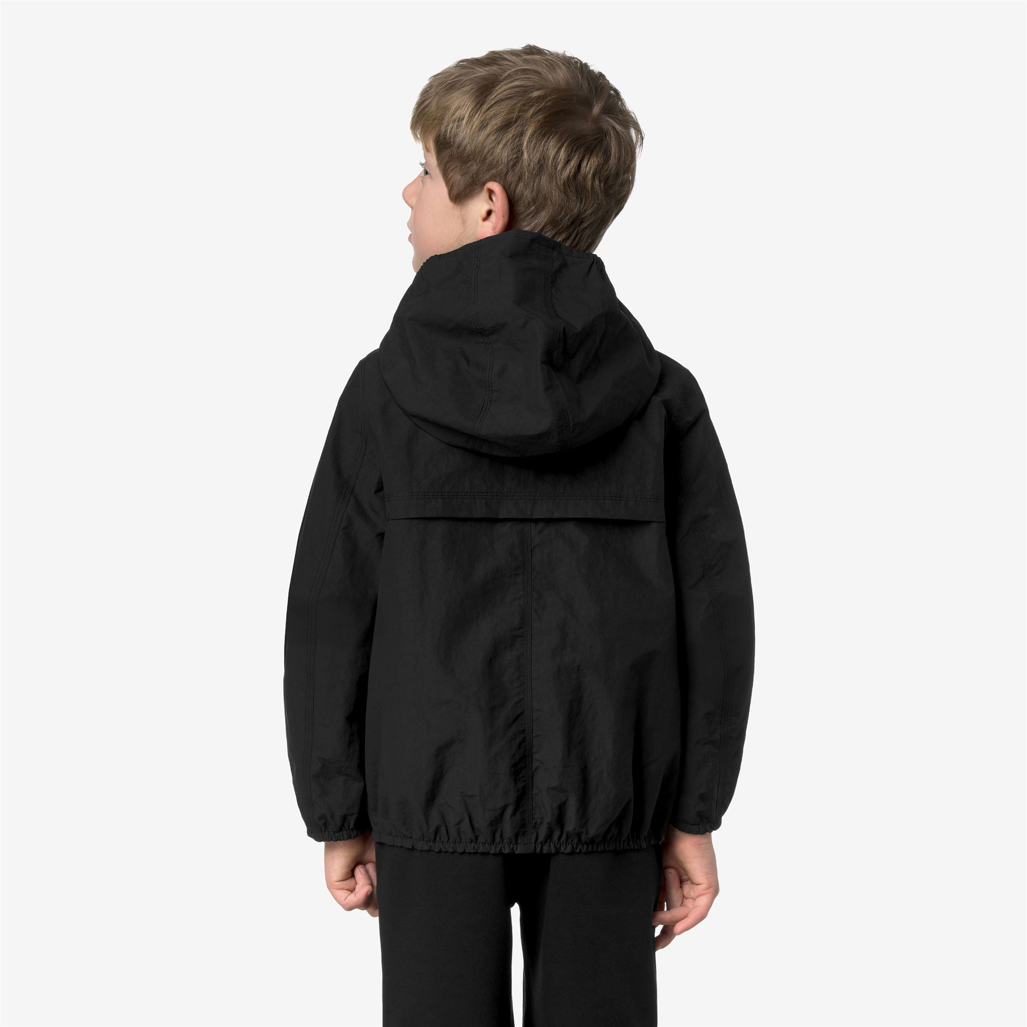 Jackets_Boy_P. JAKE COTTON  DOUBLE_Short_Black Pure - Green Lichen - Commercial 6