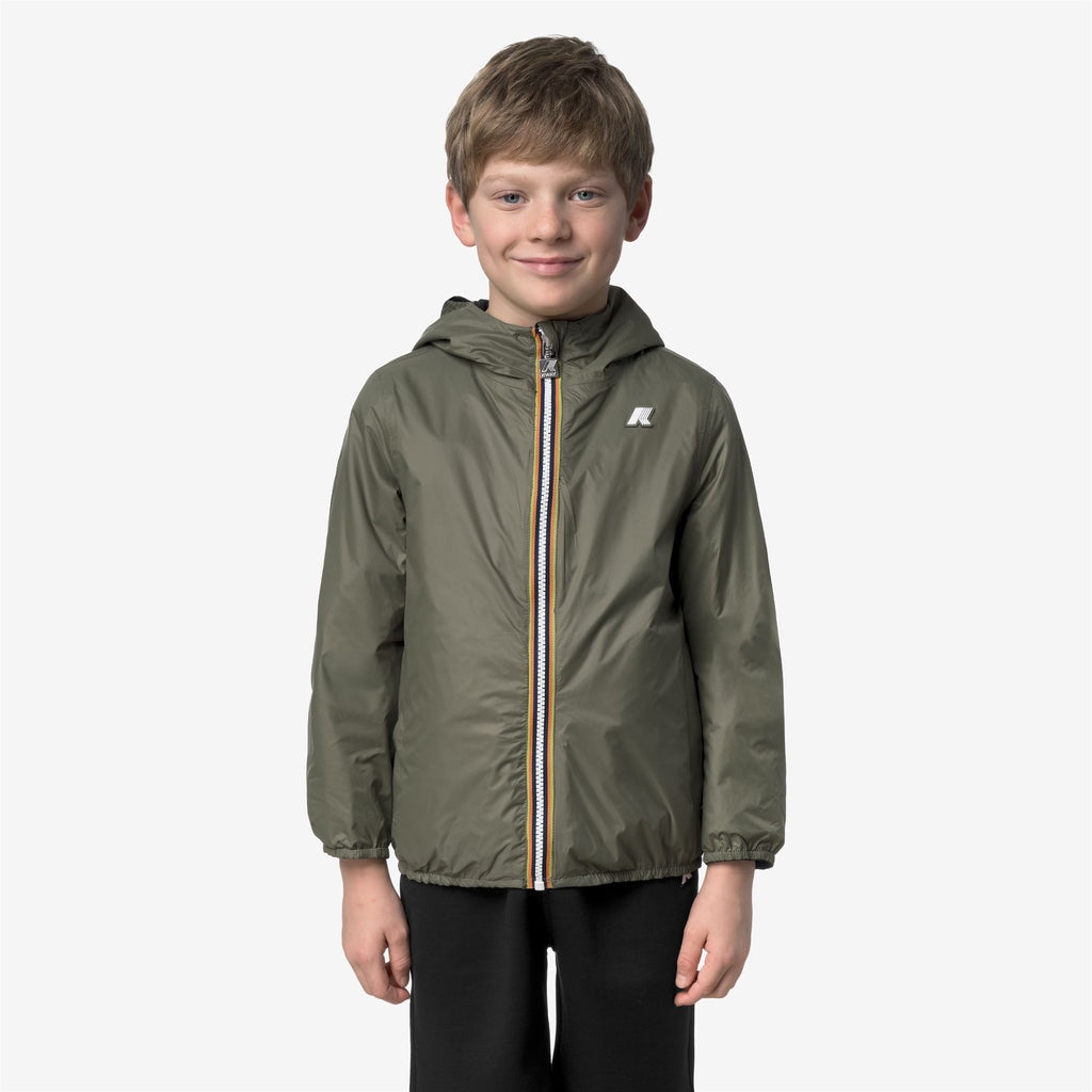 Jackets_Boy_P. JAKE COTTON  DOUBLE_Short_Black Pure - Green Lichen - Commercial 7