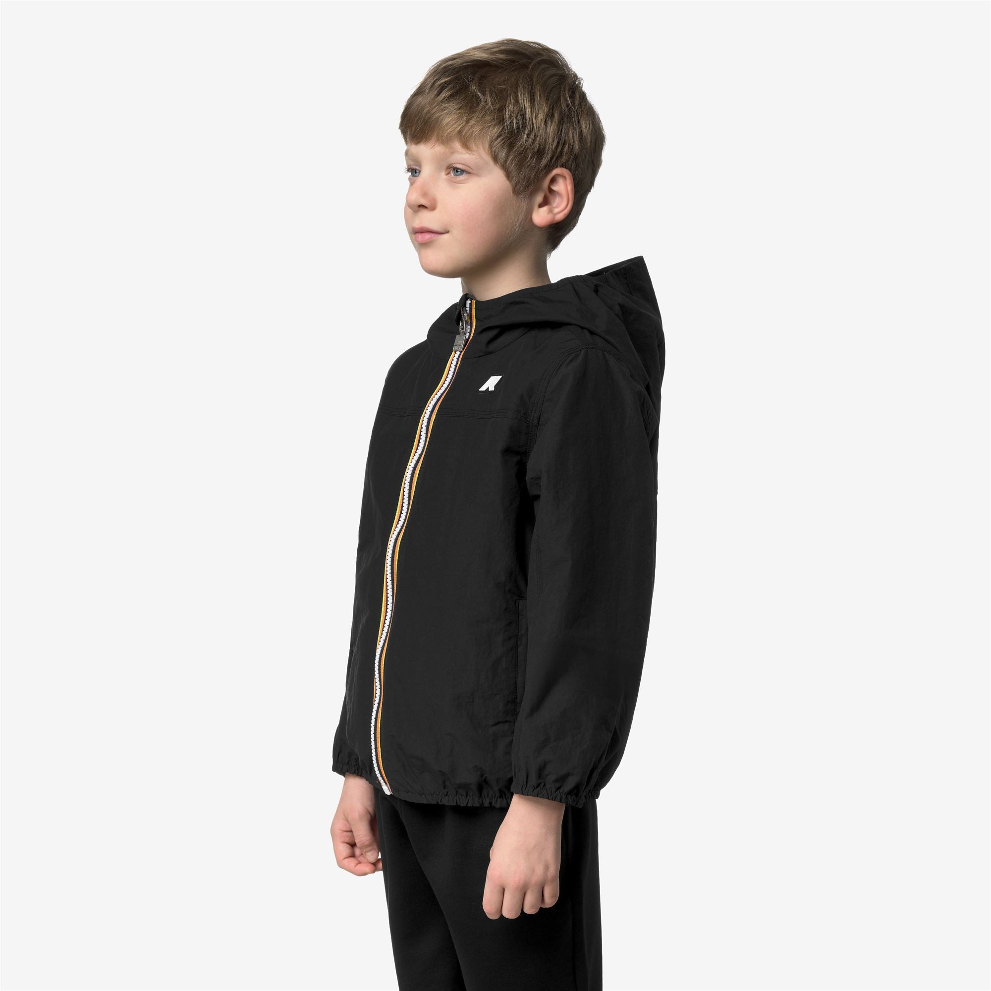 Jackets_Boy_P. JAKE COTTON  DOUBLE_Short_Black Pure - Green Lichen - Commercial 5