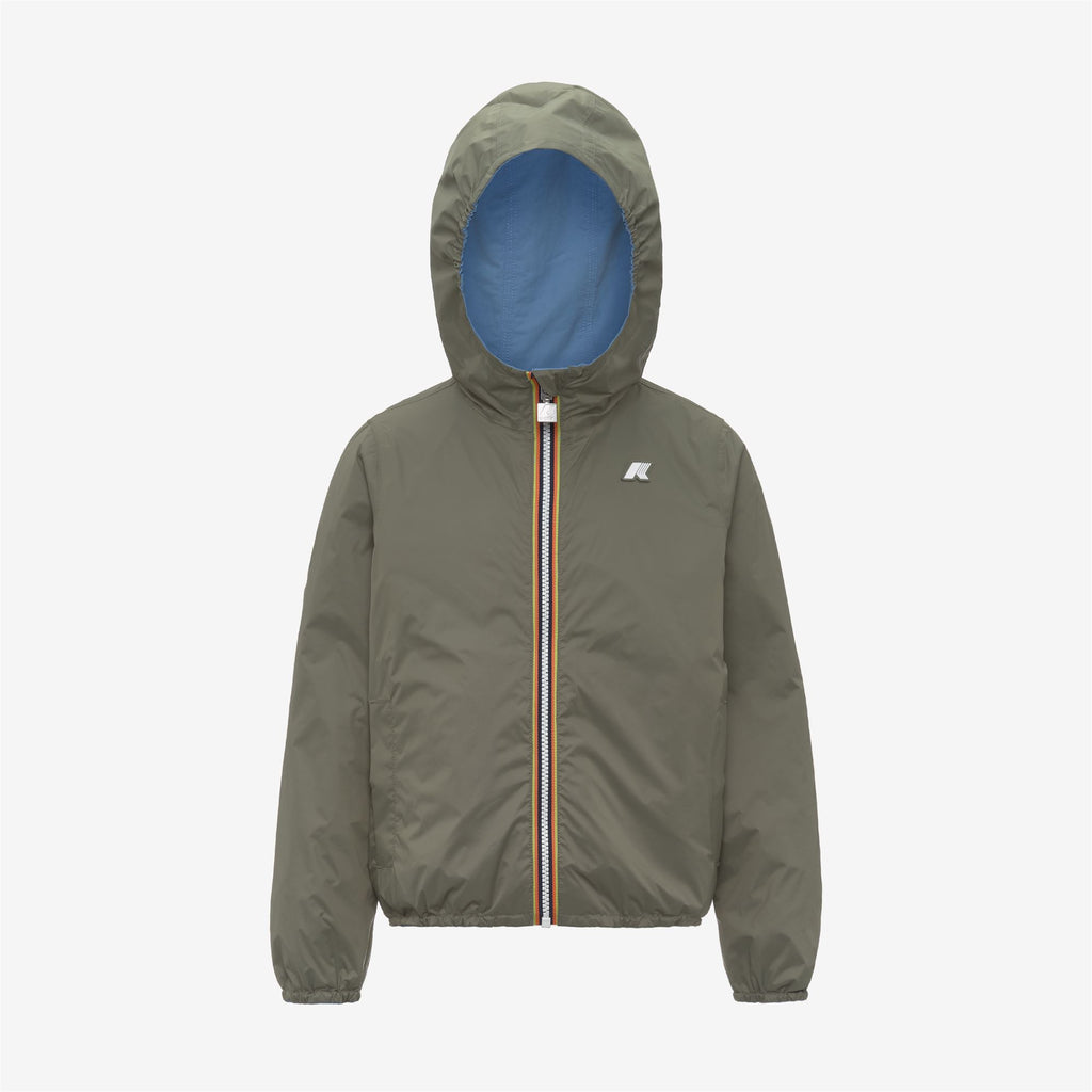 Jackets_Boy_P. JAKE COTTON  DOUBLE_Short_Blue Cielo - Green Lichen - Commercial 2