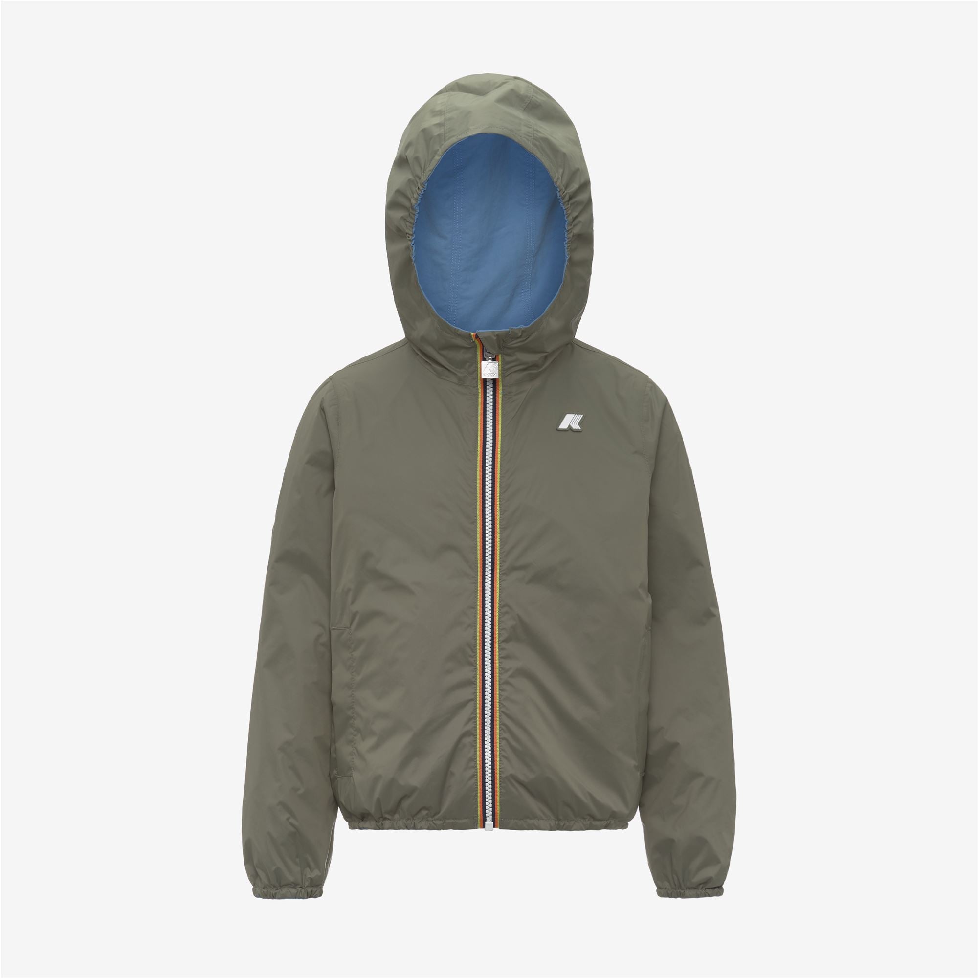 Jackets_Boy_P. JAKE COTTON  DOUBLE_Short_Blue Cielo - Green Lichen - Commercial 2