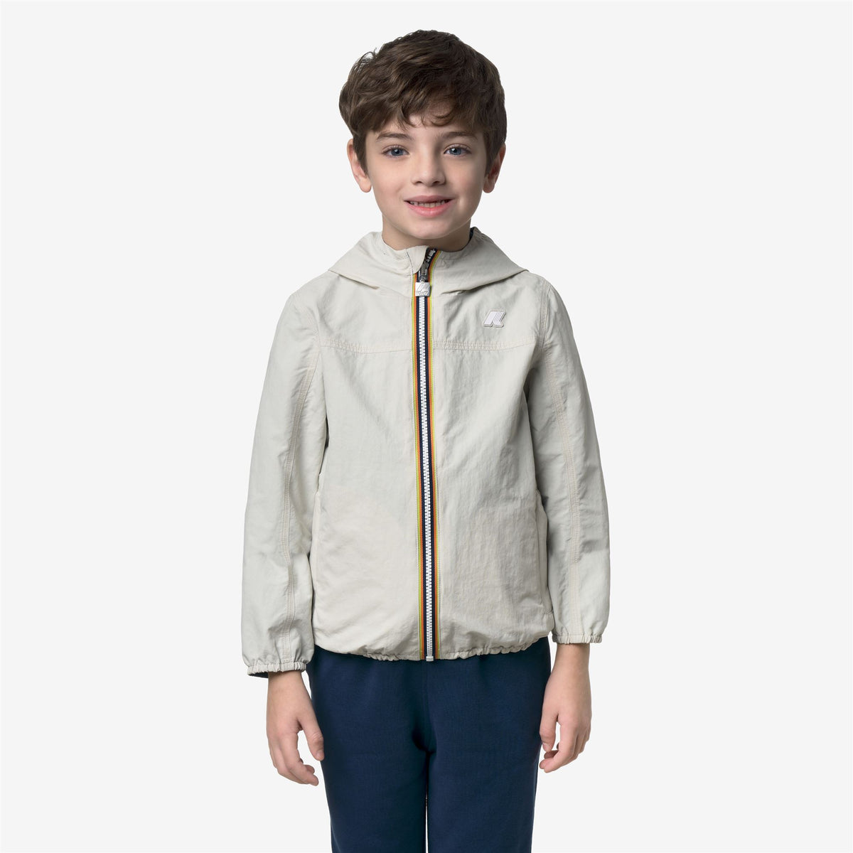 Jackets_Boy_P. JAKE COTTON  DOUBLE_Short_BEIGE LT - Blue Insignia - Commercial 4