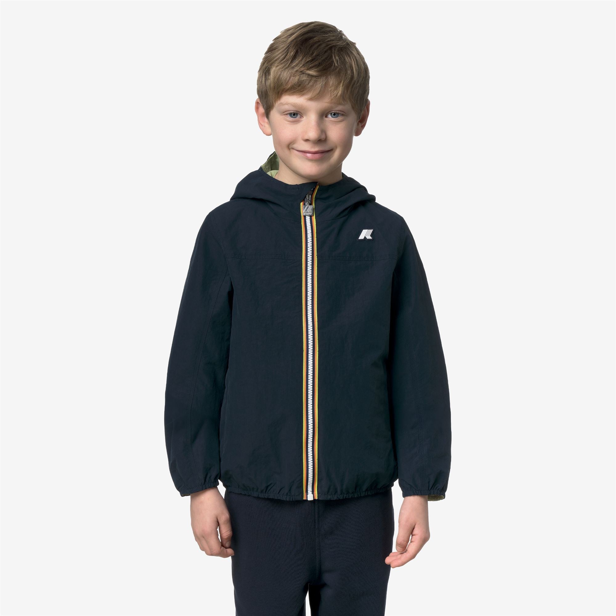 Jackets_Boy_P. JAKE COTTON  DOUBLE_Short_Blue Depth - Green Dk Lime - Commercial 4
