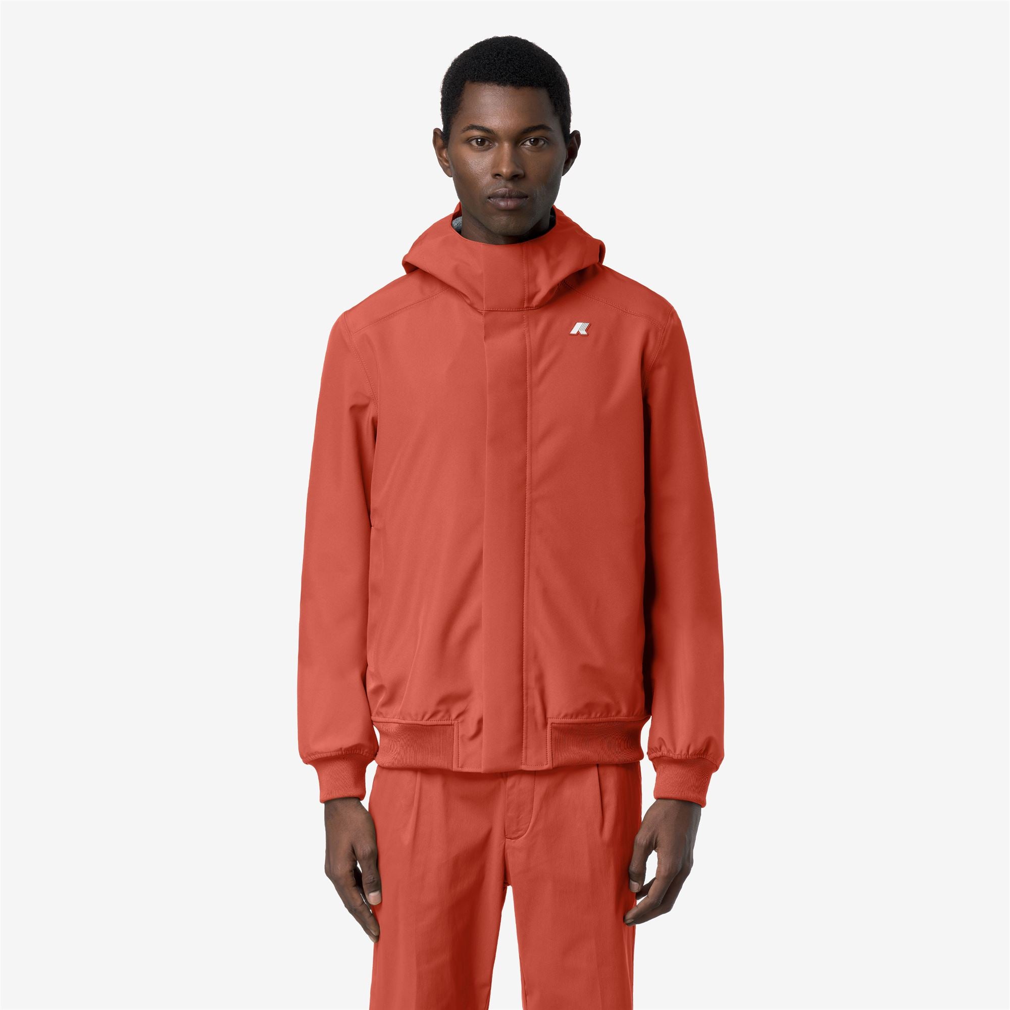 Jackets_Man_JOACHIM BONDED JERSEY_Short_Orange Brownish - Commercial 4