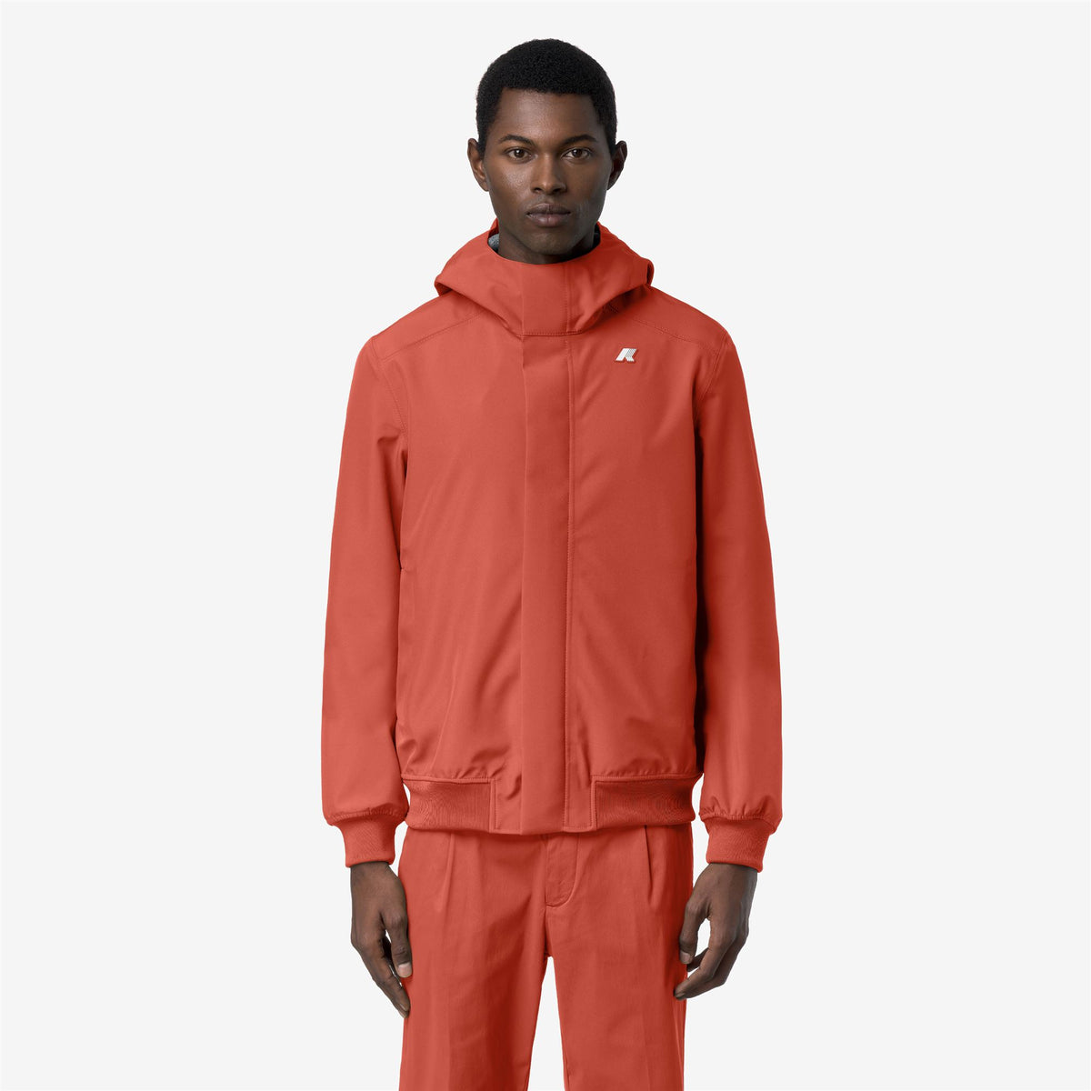 Jackets_Man_JOACHIM BONDED JERSEY_Short_Orange Brownish - Commercial 4