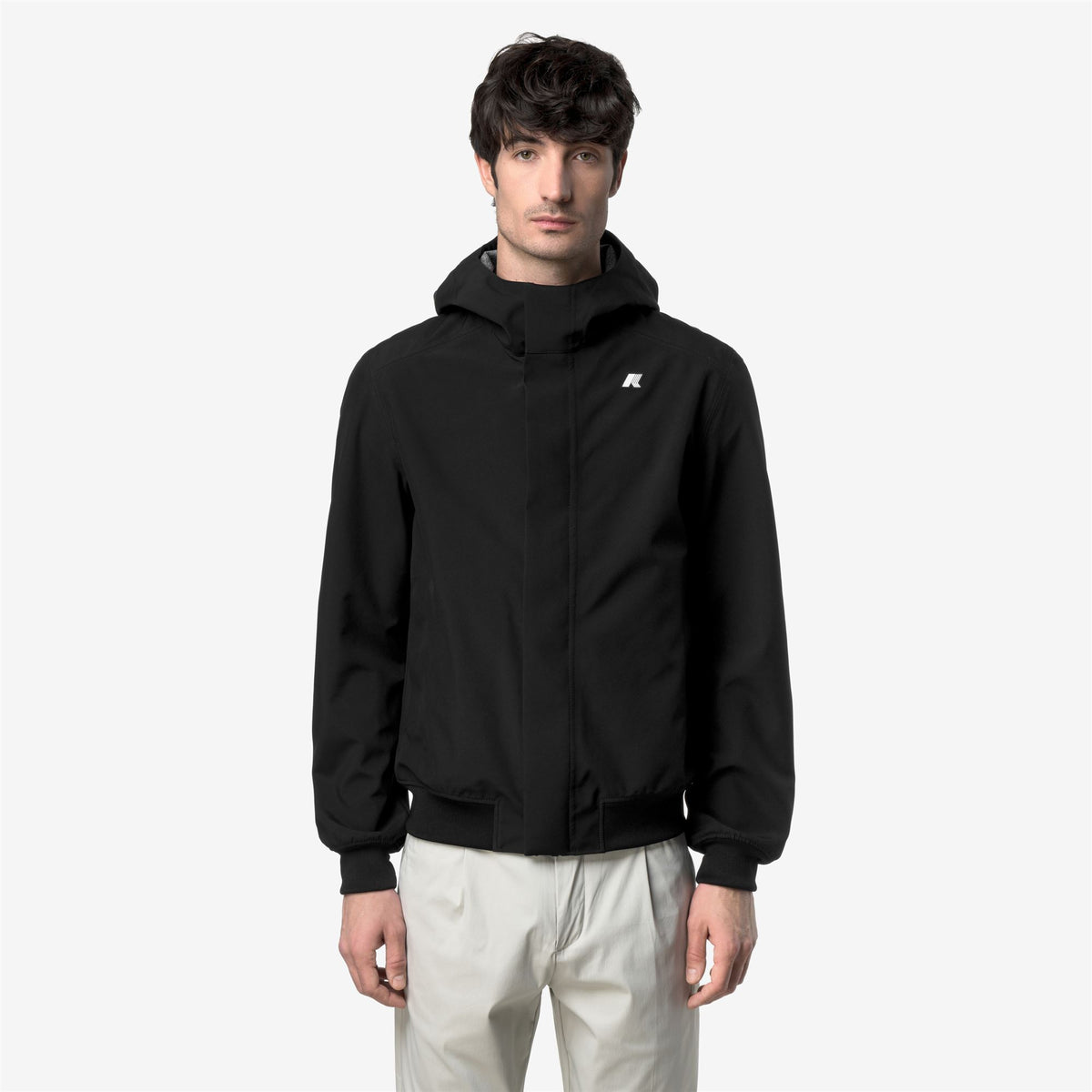 Jackets_Man_JOACHIM BONDED JERSEY_Short_Black Pure - Black Pure - Commercial 4