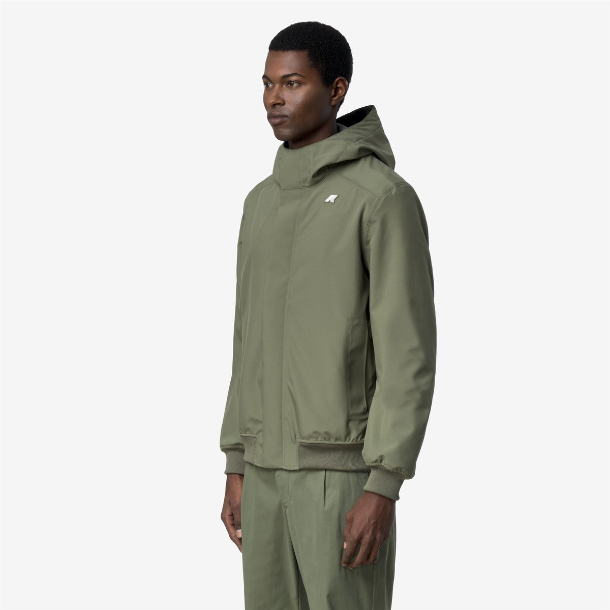 Jackets_Man_JOACHIM BONDED JERSEY_Short_Green Lichen - Commercial 5