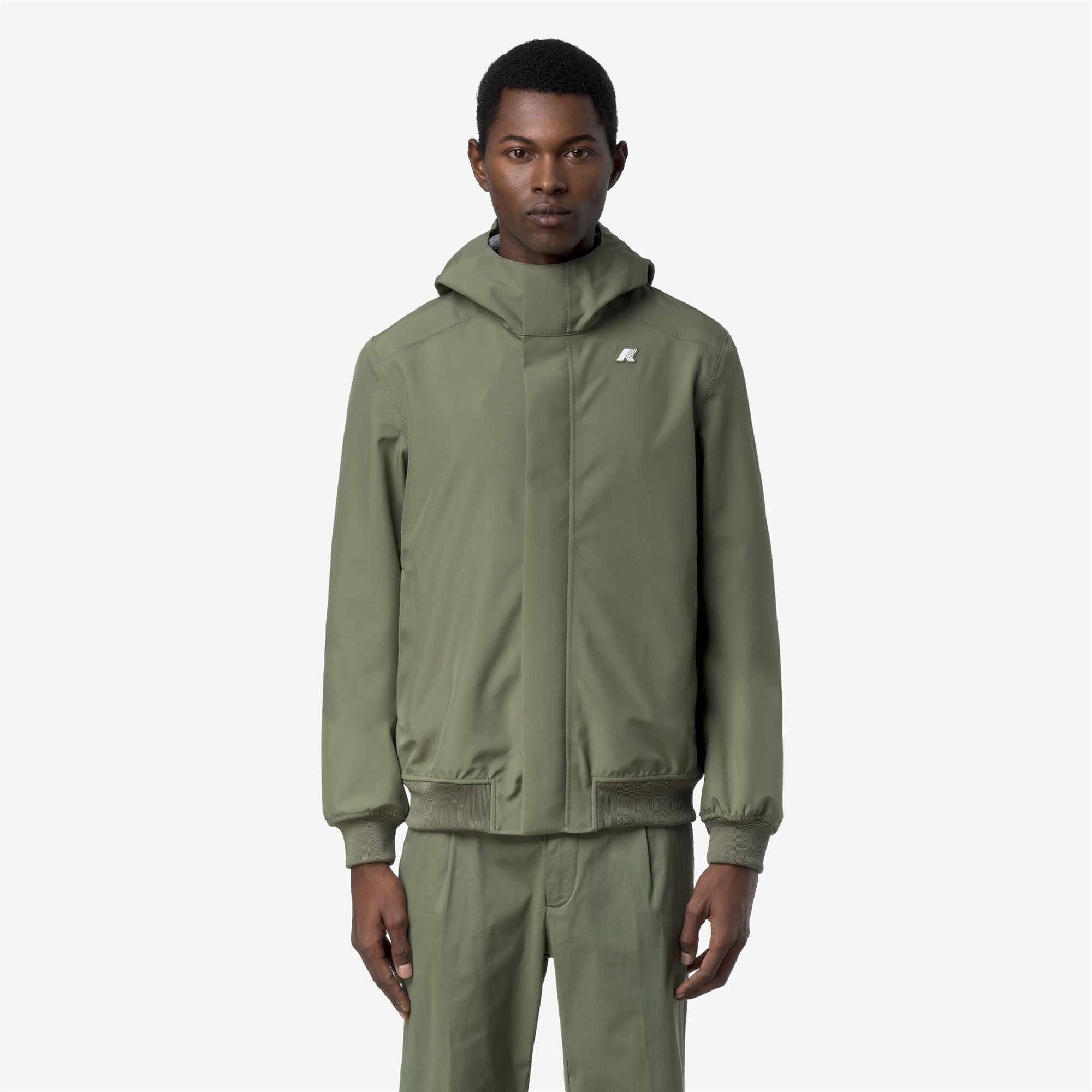 Jackets_Man_JOACHIM BONDED JERSEY_Short_Green Lichen - Commercial 4