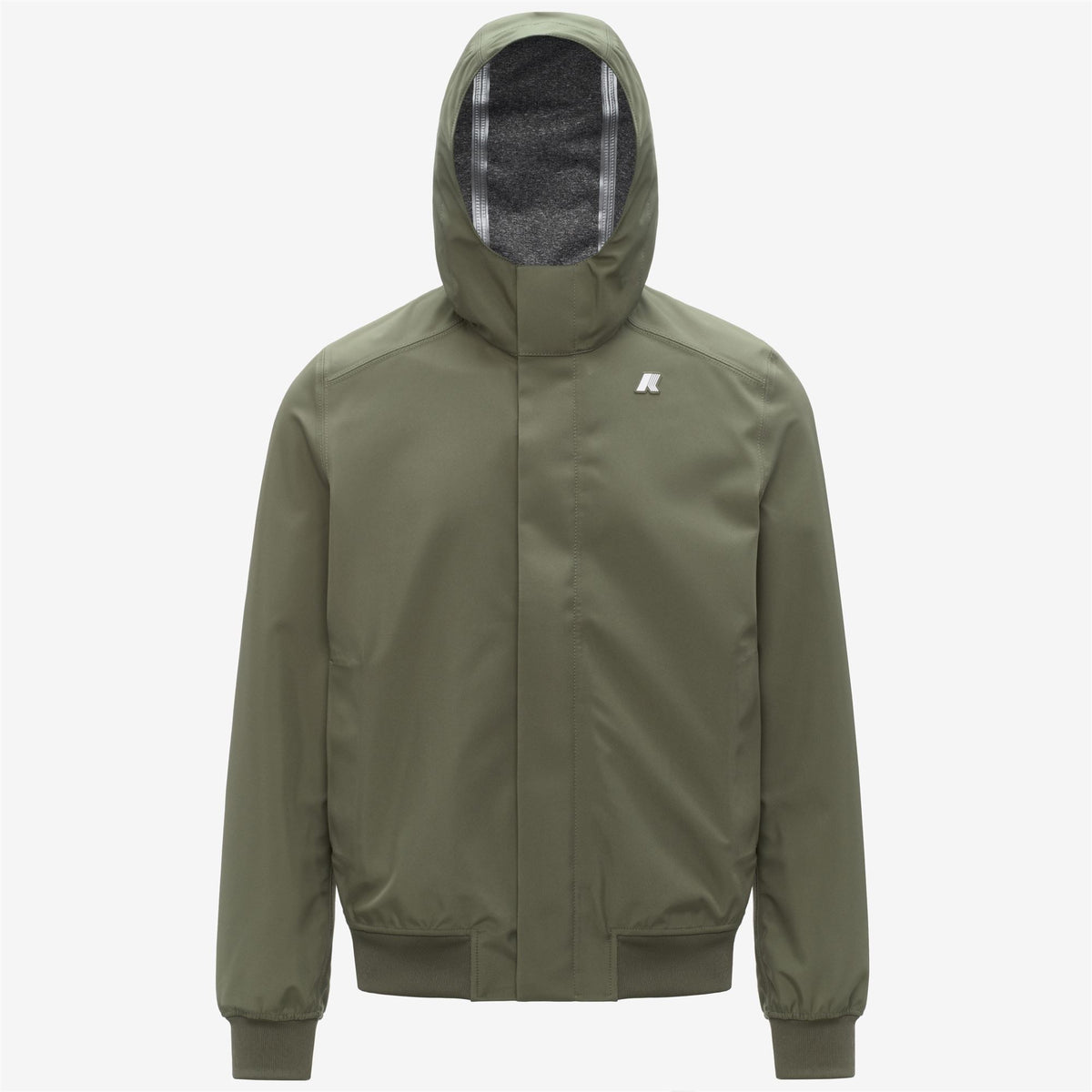 Jackets_Man_JOACHIM BONDED JERSEY_Short_Green Lichen - Commercial 1