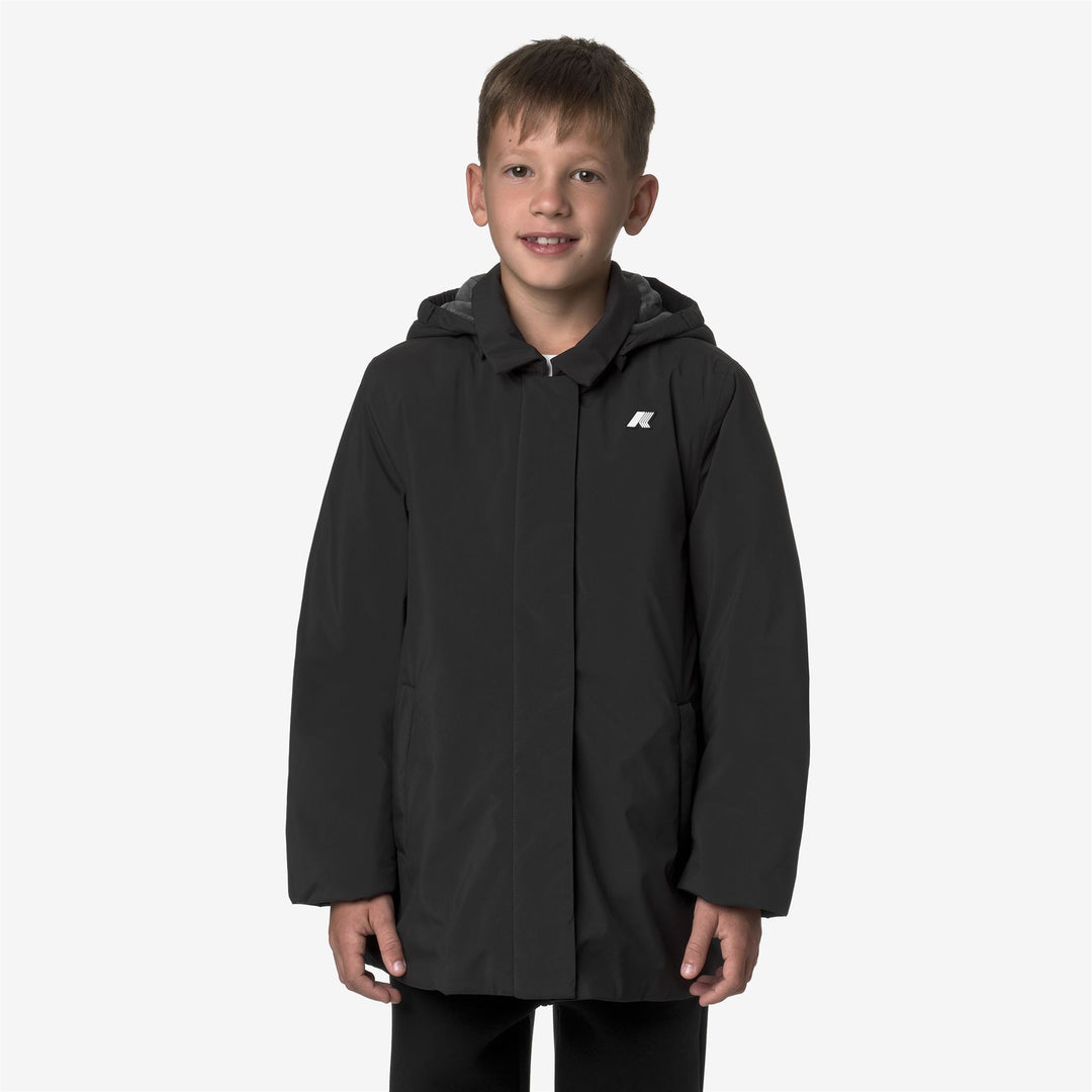 Black Girl's 3/4 Length Soft Touch Jacket main