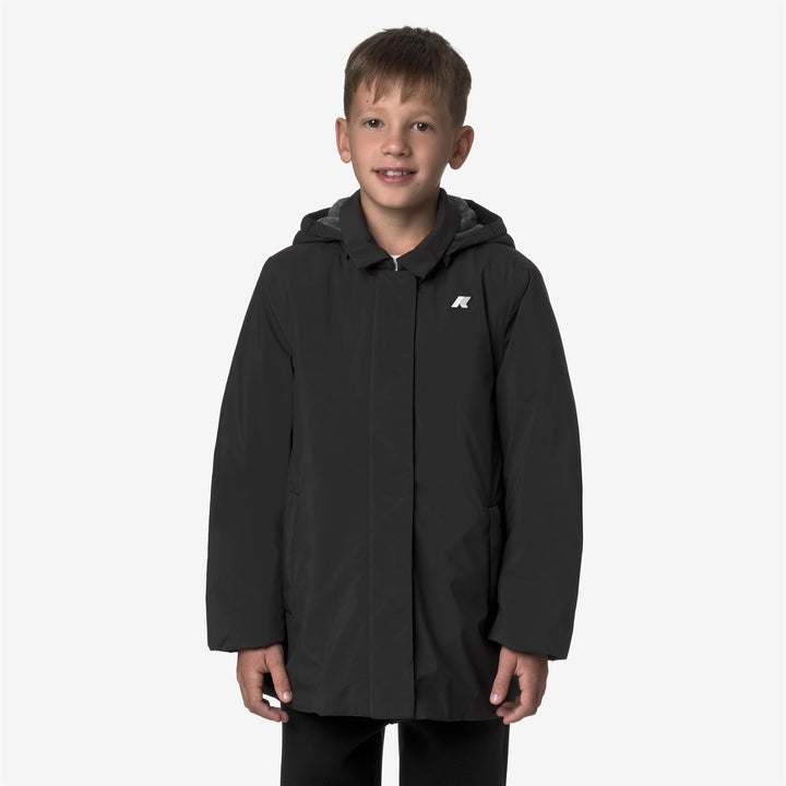 Black Girl's 3/4 Length Soft Touch Jacket 4