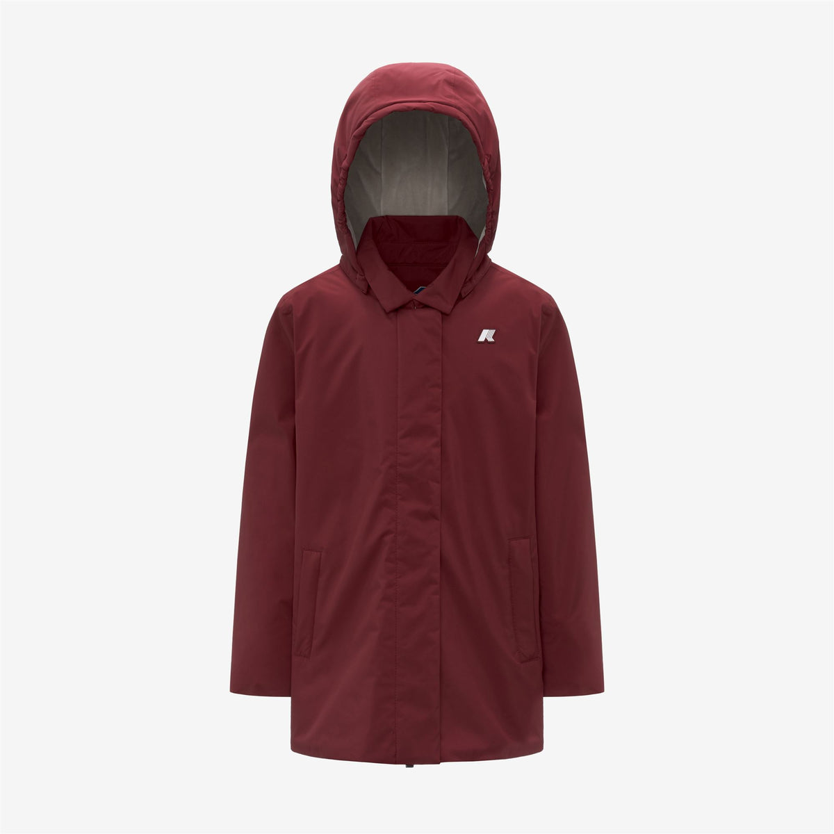 Jackets_GIRL_P. MORESE SOFT TOUCH MARMOTTA_3/4 Length_Red Syrah - Grey Goat - Commercial 1