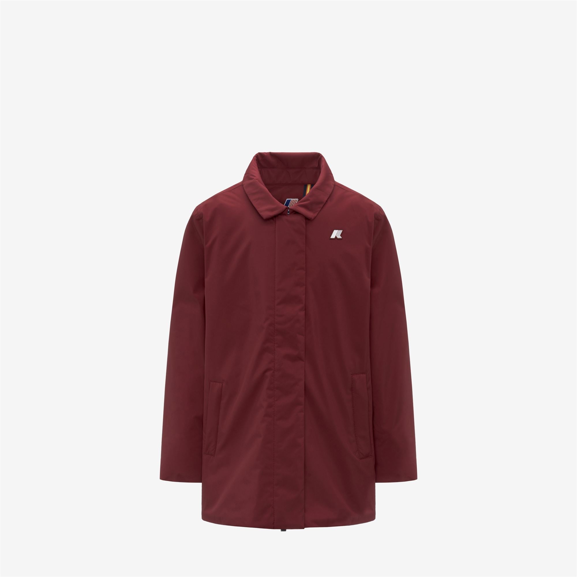 Jackets_GIRL_P. MORESE SOFT TOUCH MARMOTTA_3/4 Length_Red Syrah - Grey Goat - Commercial 2