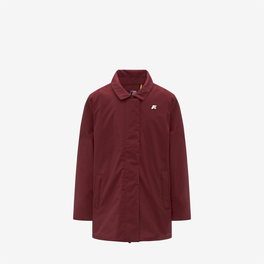 Jackets_GIRL_P. MORESE SOFT TOUCH MARMOTTA_3/4 Length_Red Syrah - Grey Goat - Commercial 2