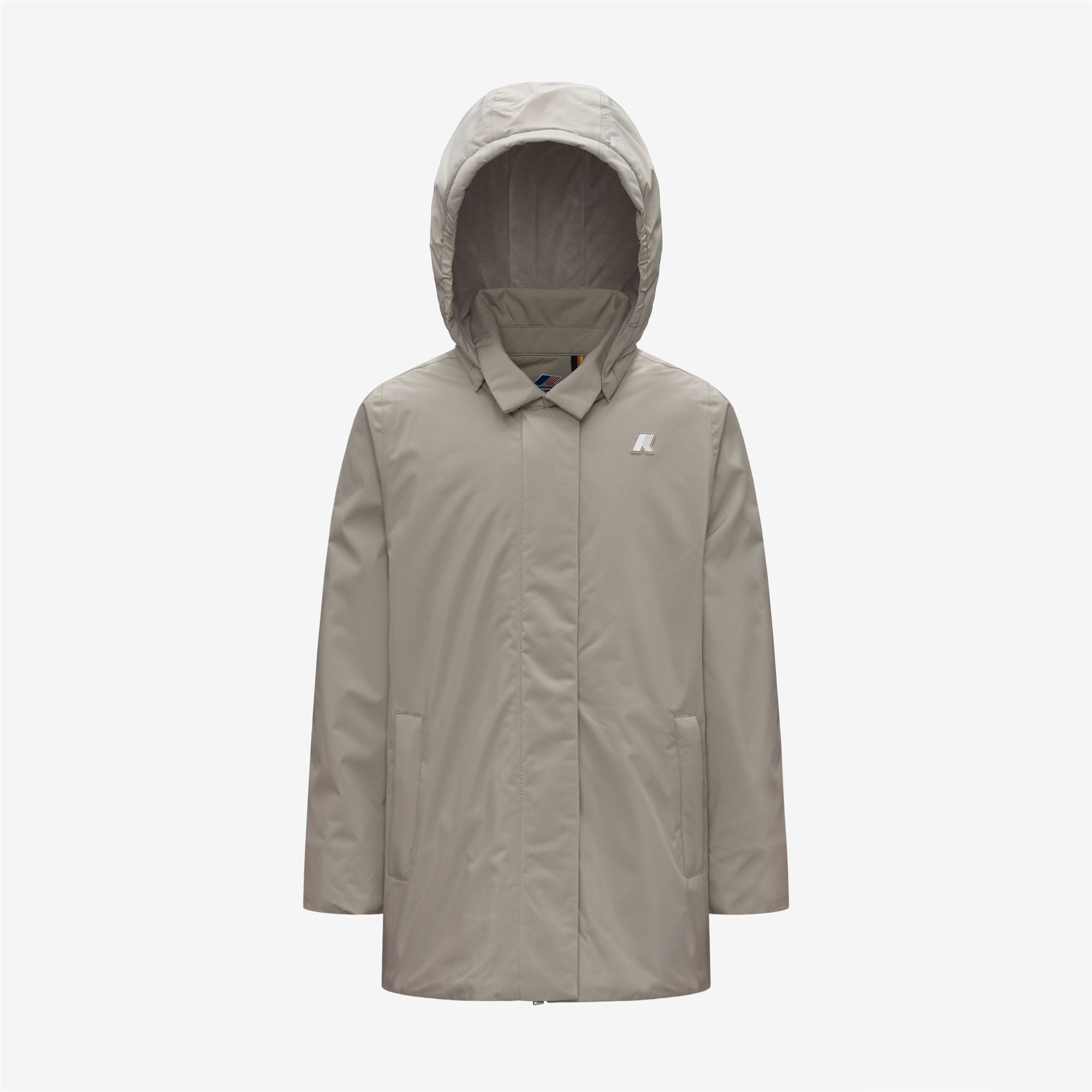 Jackets_GIRL_P. MORESE SOFT TOUCH MARMOTTA_3/4 Length_Beige Cashmere - Grey Goat - Commercial 1