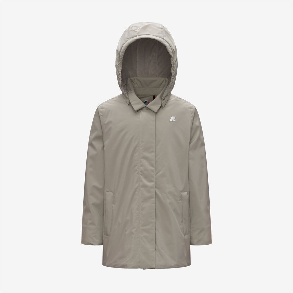 Jackets_GIRL_P. MORESE SOFT TOUCH MARMOTTA_3/4 Length_Beige Cashmere - Grey Goat - Commercial 1