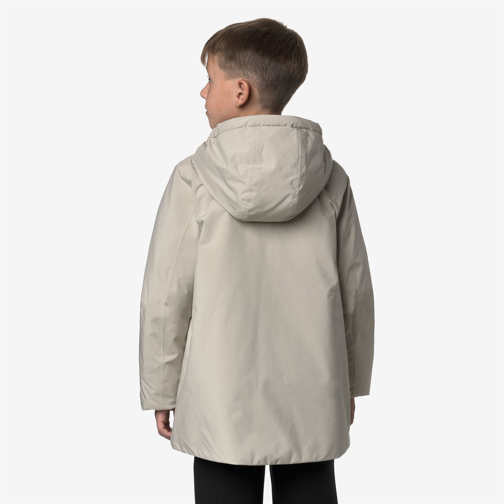 Jackets_GIRL_P. MORESE SOFT TOUCH MARMOTTA_3/4 Length_Beige Cashmere - Grey Goat - Commercial 6